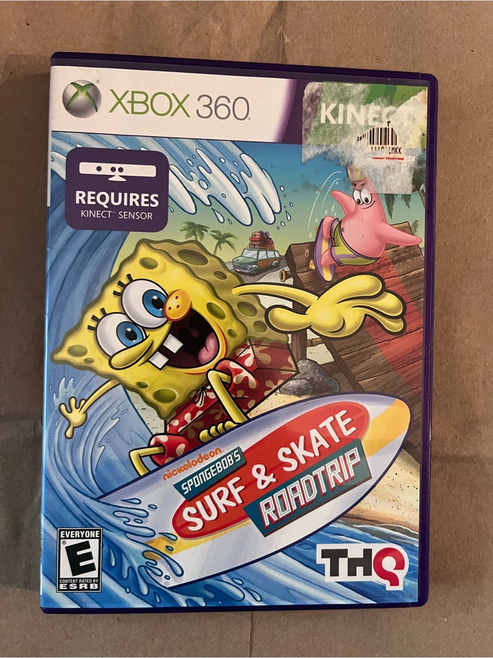 SpongeBob's Surf & Skate Roadtrip Xbox 360 Game - Xbox 360 Yellow
